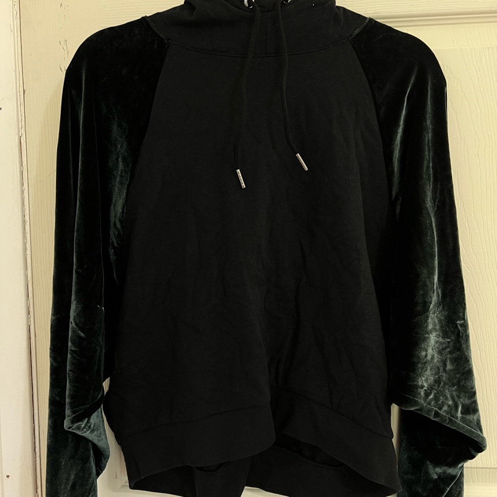 Victoria Sport Black velvet Hoodie